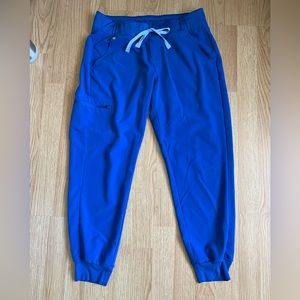 Figs Zamora Jogger Scrub Pants Size M/P Royal Blue